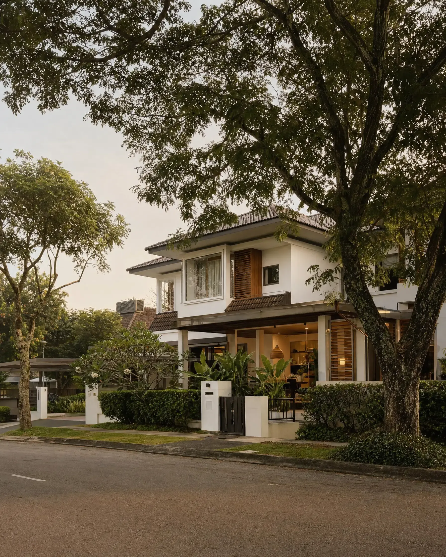 Noblegate homes beside the central park at Eco Majestic